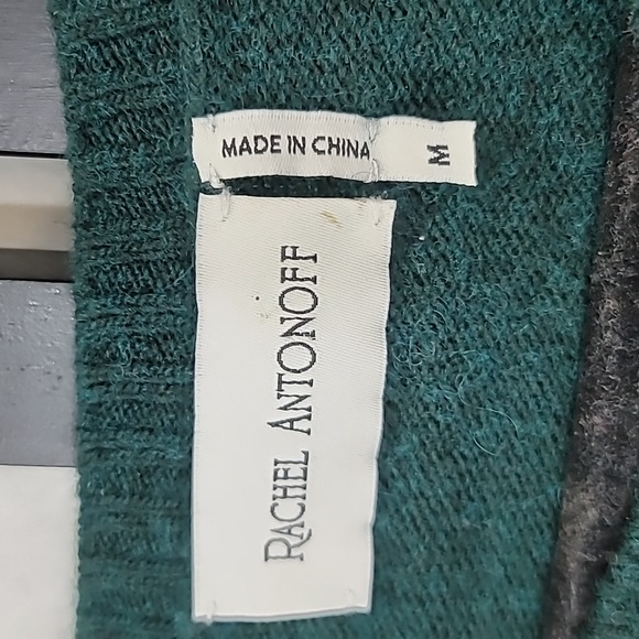 Rachel Antonoff RANDY'S REPRODUCTIVE SYSTEM SWEATER EMERALD Size Medium - Picture 5 of 9